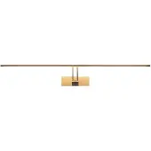 LUCANDE LED schilderij verlichting Thibaud, 84 cm, nikkel, aluminium Thibaud, alu / grijs / zink, Woon-/ Eetkamer, metaal, Modern, Wandlamp