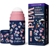Wild x Cath Kidston Roll-on Deo Navulbaar Kokos & Vanille Starterspack - 50ml