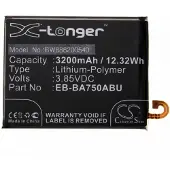 VHBW Accu compatibel met Samsung Galaxy A7 (2018) / EB-BA750ABU / 3200 mAh