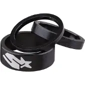 Spank Bikes Kit 3 spacers management TWEET TWEET 1'' 1/8 Zwart