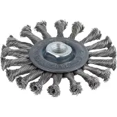 Wolfcraft Draadborstel | Gevlochten | M14 | Ø115 x 15mm | 1 stuk - 2149000