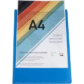 Exacompta 8x Kreacover Personaliseerbare showalbums PP met vaste rug - 60 tassen - 120 zichten - A4 - Geassorteerd - 5660E