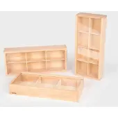 TickiT | houten ontdekkingsdozen set van 3