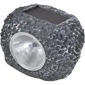 vidaXL Buitenverlichting, LED-zonne-spots, 12 stuks, steenvorm