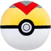 Jazwares Pokeball pluche speelgoed - zachte knuffelbal.