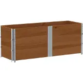 vidaXL Plantenbak 150x50 cm massief grenenhout bruin