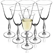 Kadax vaatwasmachinebestendige Tritan-kristalglazen, Luxe Wijnglazen set,Set of 6