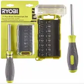 Ryobi RSD17PCS - Schroevendraaierset - 17-delig - Ergonomische Handgreep