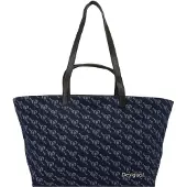 Desigual Shopper 'ARCO CAHUIL' blauw / donkerblauw / wit