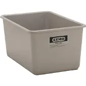 Cemo Rechthoekige container Standaard, GFK, 400 l, grijs