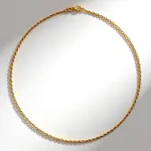 Cavill - Zilveren Halsketting 925 Sterling Zilver - Vergulde Filigraan Ketting 45 cm - Elegant Minimalistisch Design - Dames Sieraden