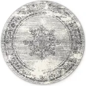 Home Collection Vloerkleed Lydia Rond - Lichtgrijs ø 160 cm