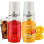 SodaStream Serie - Cola en Sinaasappel-Mango Concentraten - Set van 2 - 440ml Elk
