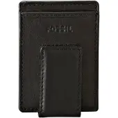 Fossil Kaarthouder Ingram Magnetic Multicard Wallet Black Zwart
