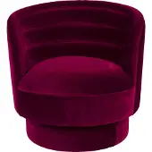 Dutchbone Dorothy Fauteuil Velvet Rood