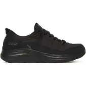 SKECHERS Sneakers laag 'Slip-ins: Contour Foam - Cozy Fit' zwart