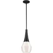 Kichler LED Hanglamp Deela | 1X E27 Max 60W | Black