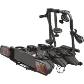 Peruzzo Bike Peruzzo Pure Instinct - Aanhangwagenkoppeling, Bagagehouder voor op de trekhaak, Achteraan bevestigbaar, Staal, Zwart