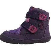 Lurchi Kinderschuhe Mädchen Stiefel Klett Barfußschuhe Violett Freizeit