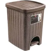 Arte Regal afvalemmer Elegance 20 liter 30,5 x 39 cm bruin