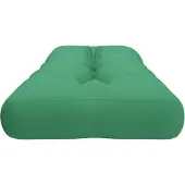 vidaXL Palletkussen 120x40x12 cm stof groen