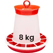 Garronda Pluimveevoederbak – Kippenbak – Kuikenvoederbak – 8 kg - Rood - GD-0139