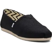 Toms Alpargata Classic Katoenen Dames Zwarte Espadrilles