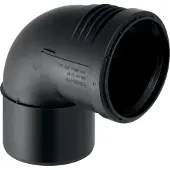 Geberit Silent-PP Bocht, DN 125, dø 125 mm, 390.624.14.1