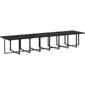 vidaXL 17-delige Tuinset met kussens poly rattan zwart