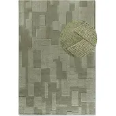 Home Collection Vloerkleed Wilhelmine Rechthoekig - Groen 160 x 230 cm