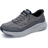 SKECHERS Cozy Fit heren sneakers grijs maat 47.5