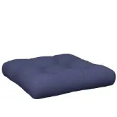 vidaXL Palletkussen 60x61,5x10 cm stof marineblauw