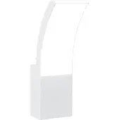 vidaXL Buitenwandlamp LED gegoten aluminium wit