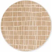 Ted Baker haringey rond buitenkleed jute wit- 200 cm rond