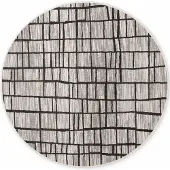 Ted Baker haringey rond buitenkleed zwart wit- 200 cm rond