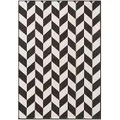 Ted Baker haringey buitenkleed zwart wit- 120x170 cm