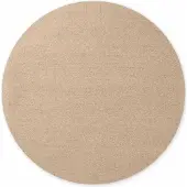 Elle Decoration Puristic rond wollen vloerkleed Knots Beige - Rond 200 Ø - (L)