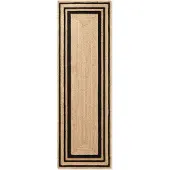 Home Collection Vloerkleed Looma Rechthoekig - Natuur Goud Zwart 70 x