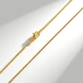 Cavill - Zilveren Halsketting - 925 Sterling Zilver Verguld - Slangenketting 50 cm - Elegant Lichtgewicht Dames Sieraad
