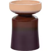 Woood Tumo Decoratieve Bijzettafel - Keramiek - Paars/Bruin - 44x35x35