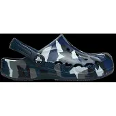 Crocs Jongens Baya Seizoensgebonden Bedrukte Klompen Navy Multi