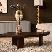 Starfurn - Salontafel Zillah - Bruin - 70x130x35 cm
