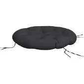 vidaXL Zitkussen rond Ø 100x11 cm oxford stof zwart