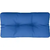 vidaXL Palletkussen 70x40x12 cm stof koningsblauw