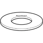 Geberit bodemventielrubbers, per stuk