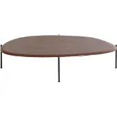 Woood Kota Salontafel - MDF/Fineer - Bruin - 26x121x97