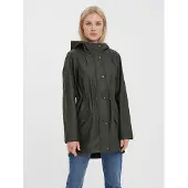 Vero Moda Tussenmantel donkergroen