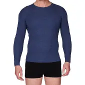 Beeren Thermo Heren Shirt met Lange Mouw Marine - maat XL
