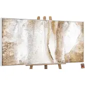 YS Canvas schilderij groot handgeschilderd esthetiek abstract elegant – -Art Gallery – Luxe wanddecoratie voor woonkamer – Modern schilderij voor slaapkamer en kantoor