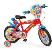Toimsa Stadsfiets - vrijetijdsfiets DISNEY MIA EN IK 14 inch voor meisjes - Stalen frame - 2 remmen - Roze